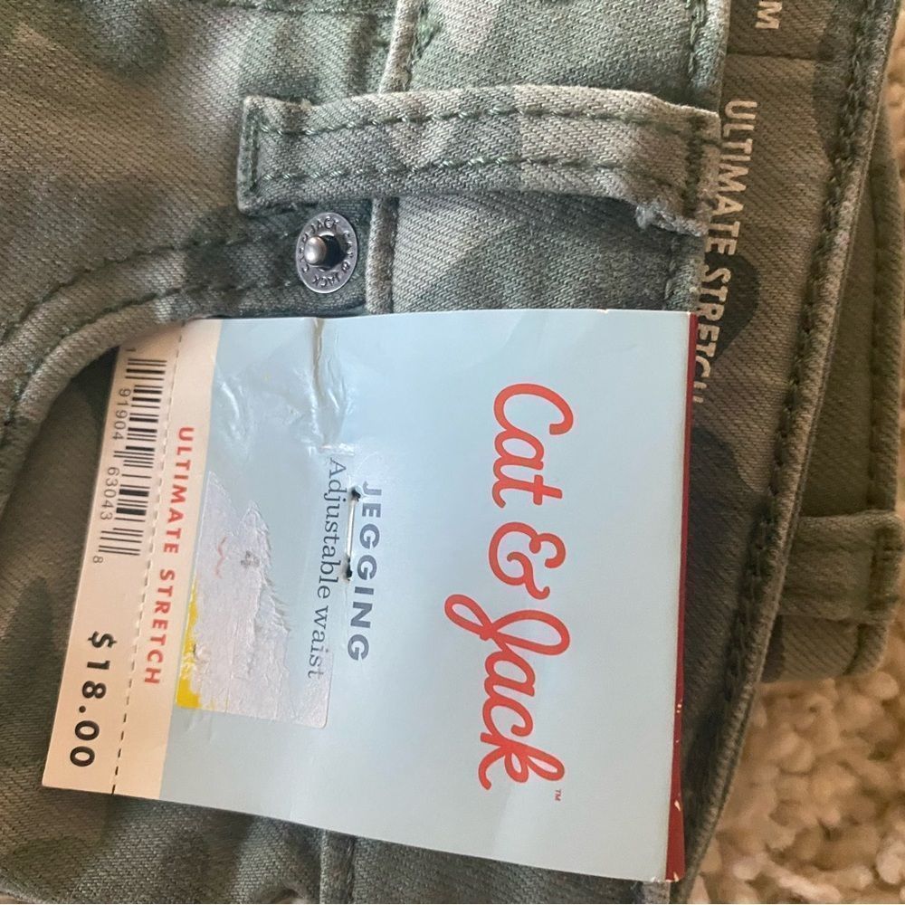 Cat & Jack Toddler girls Camo Skinny Pants, 4 - Picture 2 of 4